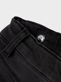NAME IT Jeans Fleece Salli Boot Black Denim